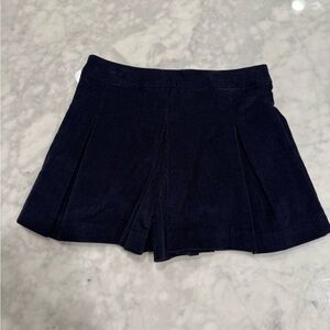 Jacadi Girls Navy Corduroy Pleated Skort | Size 5A